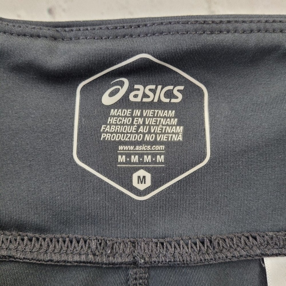 ✅ ASICS woman’s black cropped leggings Yoga workout size M inseam 21” - Picture 7 of 11